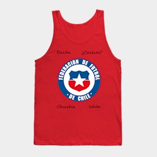 Chile Slang and Soccer Shirt Tank Top